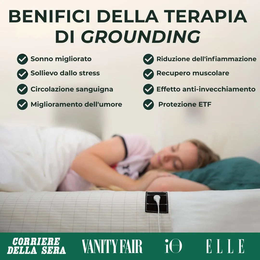 Radika™ - Lenzuolo Terapeutico per Dormire Meglio Senza Cambiare Abitudini.