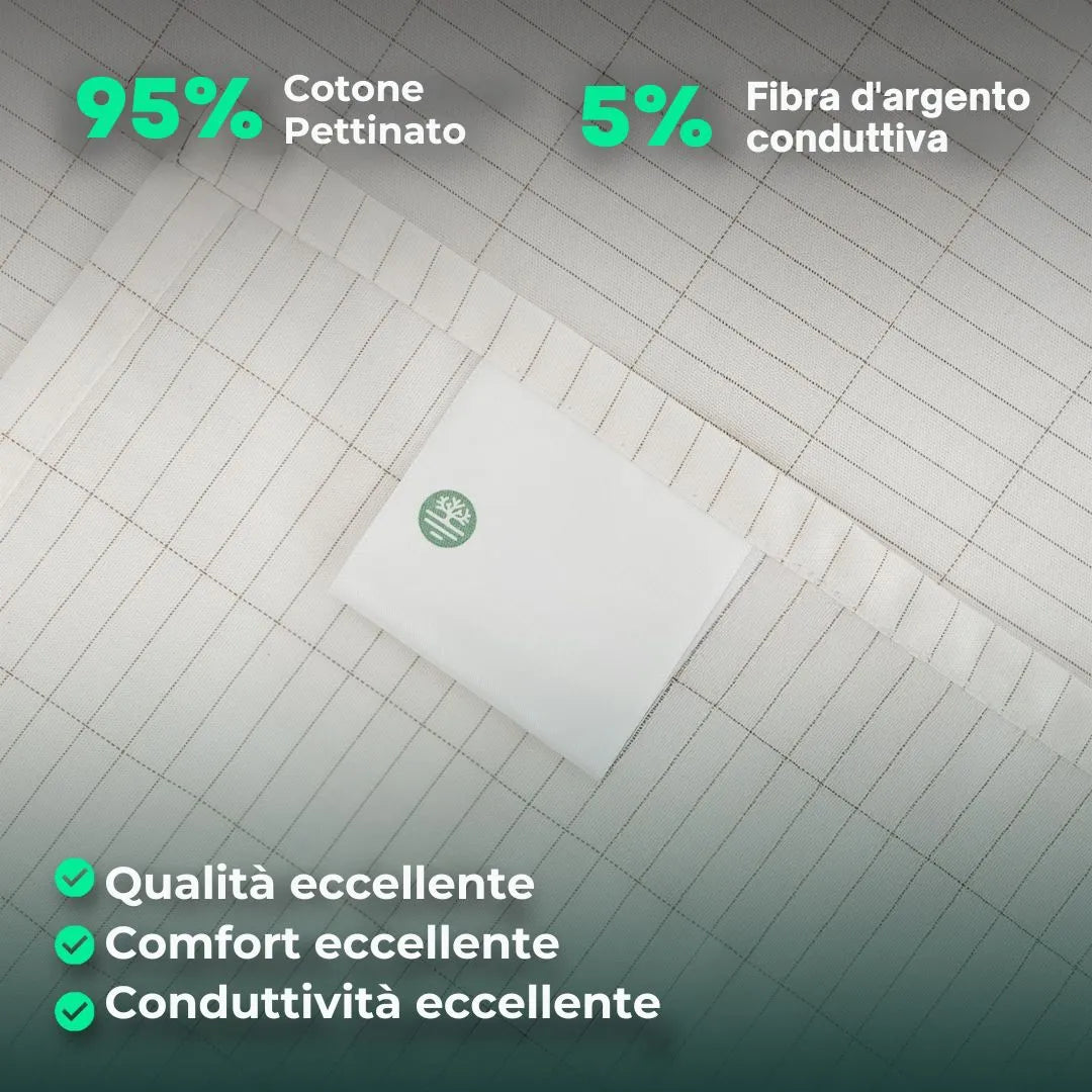 Radika™ - Lenzuolo Terapeutico per Dormire Meglio Senza Cambiare Abitudini.